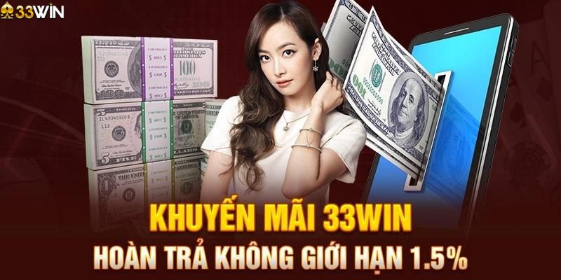 Hoàn trả tức thời đến 1.5%